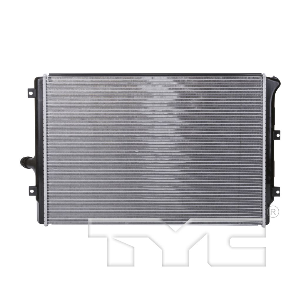 VOLKSWAGEN GOLF (2/4 DR) (LH Exhaust) RADIATOR (2.0L)(DIESEL)(inlet & outlet on opposite side) OEM#1K0121251EH 2010-2014 PL#VW3010149