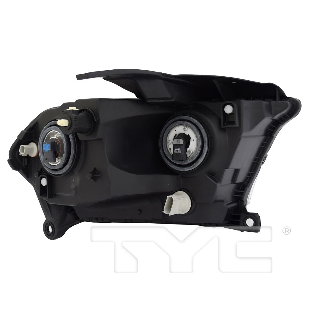 DODGE TRUCKS & VANS DURANGO HEAD LAMP ASSEMBLY LEFT (Driver Side) (HALOGEN)(CHR BEZEL)**CAPA** OEM#55079367AC 2011-2013 PL#CH2502228C