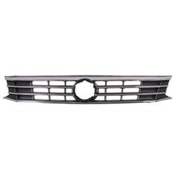 VOLKSWAGEN PASSAT GRILLE ASSEMBLY PTD (W/SILVER&CHR MLDG;WO/COLLISION LED LAMP;EXC GT/R-LINE) OEM#561853651GNLB 2016-2018 PL#VW1200170