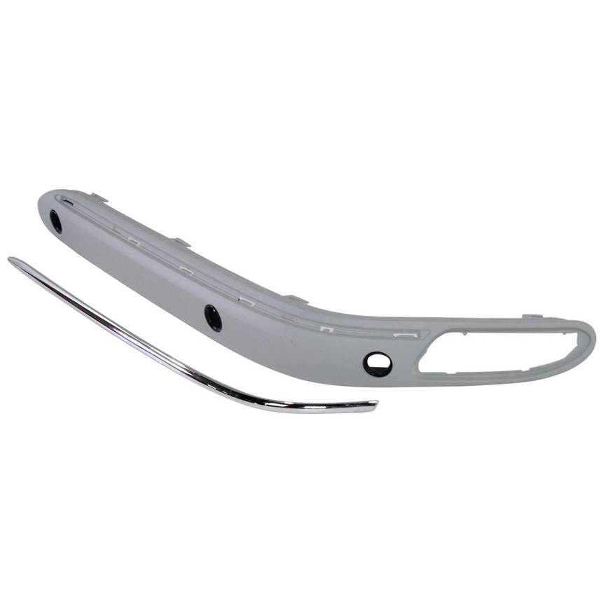 MERCEDES-BENZ C-CLASS SEDAN/WAGON (203) FRONT BUMPER STRIP OUTER LEFT (Driver Side) (W/PARK)(W/Avantgarde/Elegance) OEM#2038852321 2001-2007 PL#MB1058118