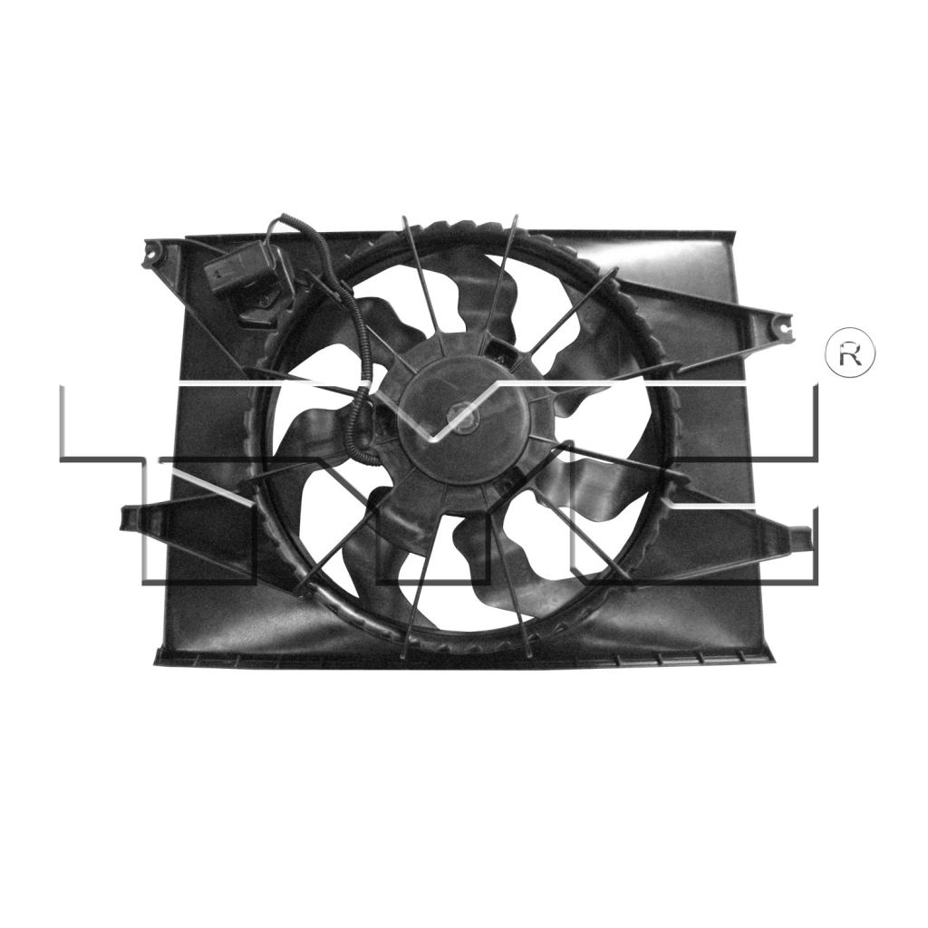 KIA SOUL RADIATOR & A/C FAN ASSEMBLY (SINGLE FAN)(2.0L) OEM#253802K100 2010-2011 PL#KI3115129