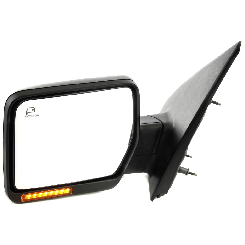 FORD TRUCKS & VANS FORD/PU (F150 EXC HERITAGE) DOOR MIRROR LEFT (Driver Side) PWR/HTD/SIGNAL/PUDDLE/P-FOLD (TXT) OEM#6L3Z17683DA 2004-2006 PL#FO1320378