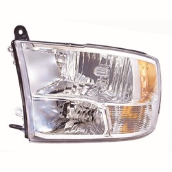 DODGE TRUCKS & VANS DODGE/PU R1500 HEAD LAMP ASSY LEFT (Driver Side) (QUAD LAMP)(WO/DUALLY)*CAPA** OEM#68001485AH-PFM 2009-2012 PL#CH2502281C