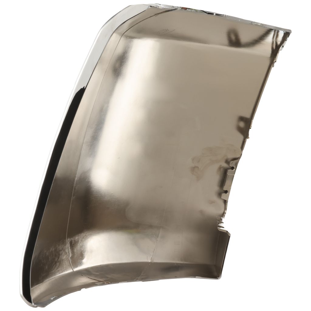 GM TRUCKS & VANS SILVERADO/PU 2500/3500 (CHEVY) FRONT BUMPER END RIGHT CHROME (WO/FOG) OEM#15839254 2007-2010 PL#GM1017107