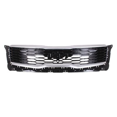 KIA TELLURIDE GRILLE PTD BLACK W/CHROME PTD SATIN MLDG (SX)(W/CAMERA) OEM#863A0S9000 2022 PL#KI1200232