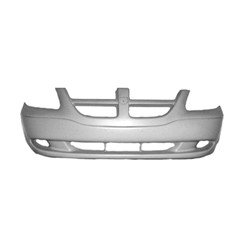 DODGE TRUCKS & VANS CARAVAN FRONT BUMPER COVER PRM/LWR DARK GRAY TXT (W/O FOG) OEM#UB321S2AA 2001-2004 PL#CH1000327