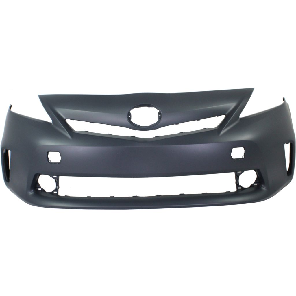 TOYOTA PRIUS V FRONT BUMPER COVER PRIMED (W/ WASHER)(W/ SENSOR)**CAPA** OEM#5211947925 2012-2014 PL#TO1000387C