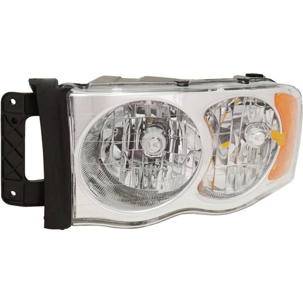 DODGE TRUCKS & VANS DODGE/PU ( R1500)(EXC Mega Cab 06-08) HEAD LAMP ASSEMBLY LEFT (Driver Side) OEM#55077121AG 2005 PL#CH2502161