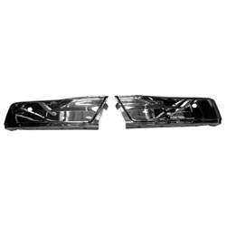 FORD TRUCKS & VANS FORD/PU (F150)(EXC RAPTOR) REAR FACE BAR SET CHROME (RH&LH)(W/SENSOR) OEM#FL3Z17906B 2015-2020 PL#FO1102381