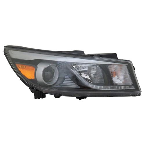 KIA SEDONA MINIVAN HEAD LAMP ASSY RIGHT (Passenger Side) (HALOGEN)(W/JEWEL LED) SX/SXL/LTD **CAPA** OEM#92102A9130 2015-2018 PL#KI2503182C