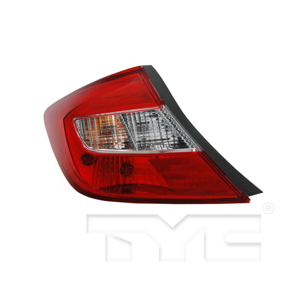 HONDA CIVIC SEDAN TAIL LAMP ASSEMBLY LEFT (Driver Side)**CAPA** OEM#33550TR0A01 2012 PL#HO2800180C