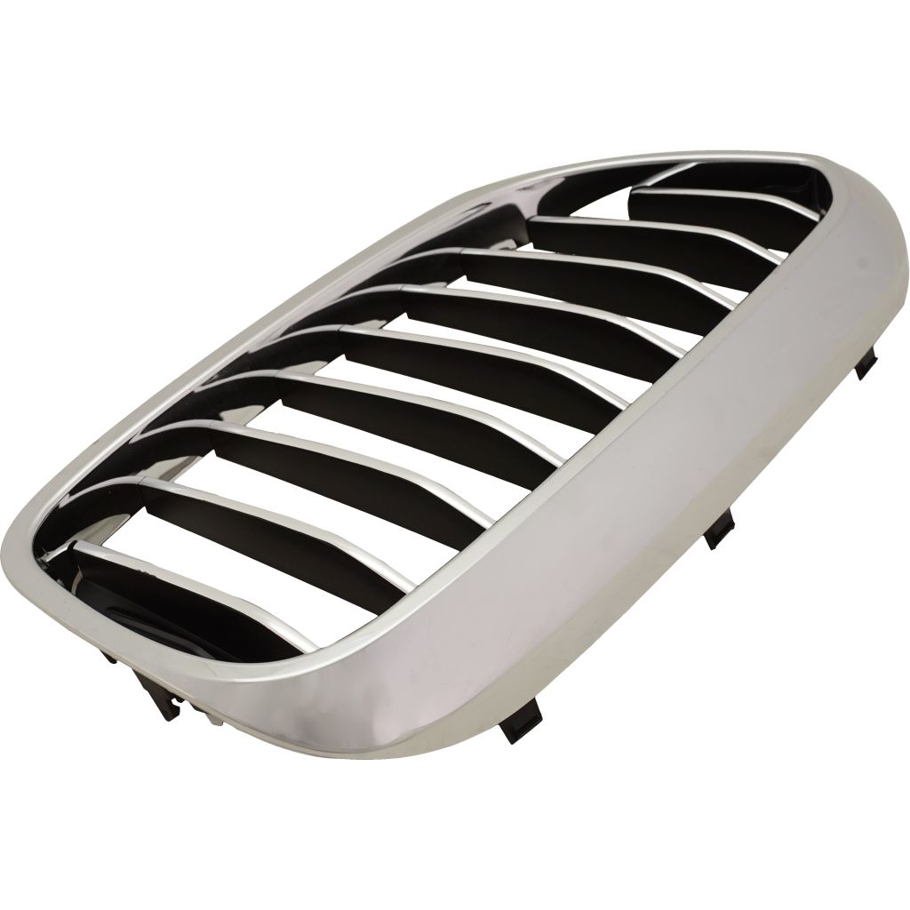 BMW BMW 5 SERIES (SEDAN) GRILLE RIGHT (Passenger Side) CHROME/BLACK (WO/M PKG)(WO/NIGHT VISION)(WO/LUXURY) OEM#51137383520 2017-2020 PL#BM1200295