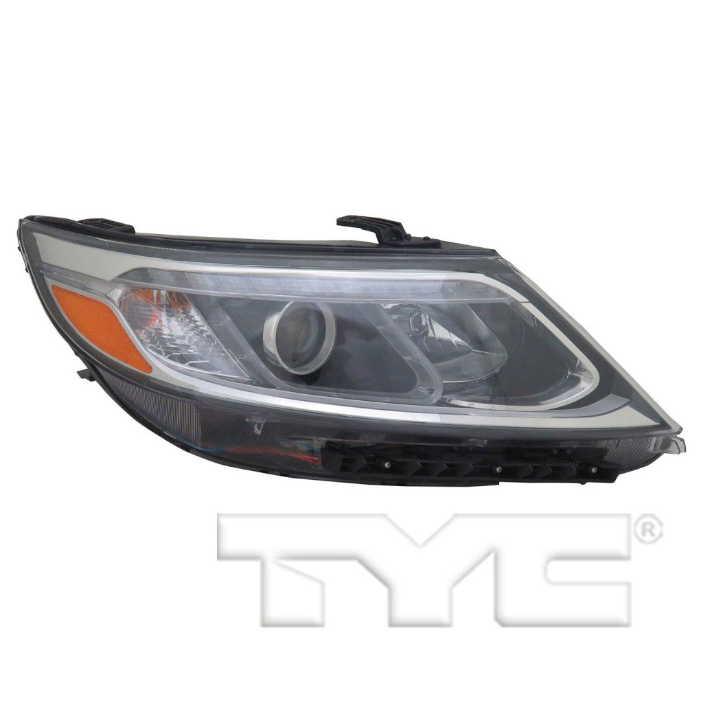 KIA SORENTO HEAD LAMP ASSEMBLY RIGHT (Passenger Side) (HALOGEN)(EX/SX)(W/ LED) **CAPA** OEM#921021U600 2014-2015 PL#KI2503165C