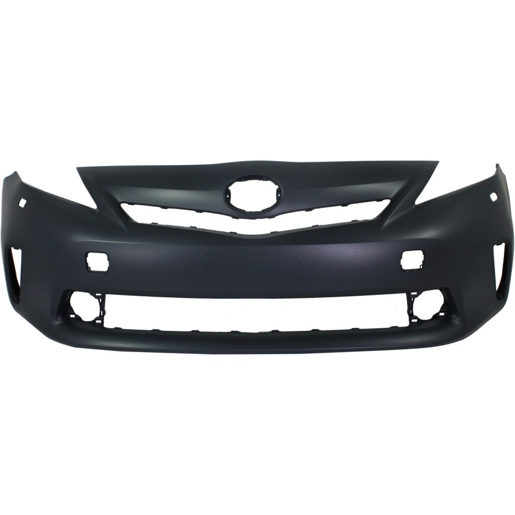 TOYOTA PRIUS V FRONT BUMPER COVER PRIMED (W/ WASHER)(WO/SENSOR) **CAPA** OEM#5211947924 2012-2014 PL#TO1000390C