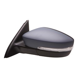 VOLKSWAGEN JETTA HYBRID DOOR MIRROR ASSEMBLY LEFT (Driver Side) PWR/HTD/SIGNAL (PTD CVR)(SOCKET 12 holes/6 wire) OEM#5C7857507AE-PFM 2013-2016 PL#VW1320146