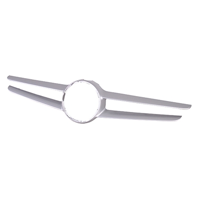 MERCEDES-BENZ C-CLASS SEDAN GRILLE CENTER MOLDING SILVER (C300 BASE)(WO/DISTRONIC CRUISE)(W/ SURROUND VIEW) OEM#2058880860 2015-2018 PL#MB1210114