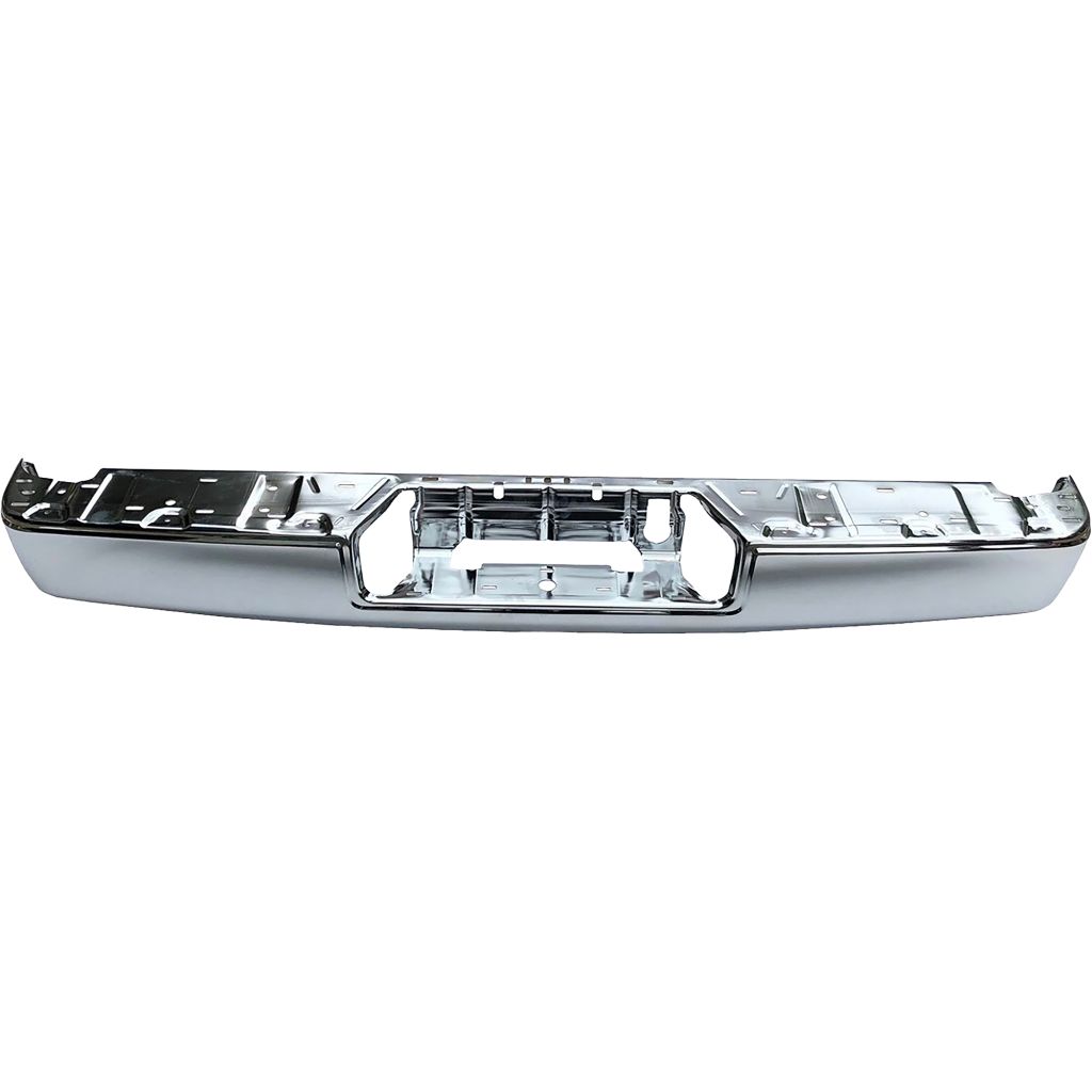 NISSAN(DATSUN) TITAN REAR STEP BUMPER FACE BAR CHROME (WO/SENSOR) OEM#85030EZ20A 2017-2019 PL#NI1102165