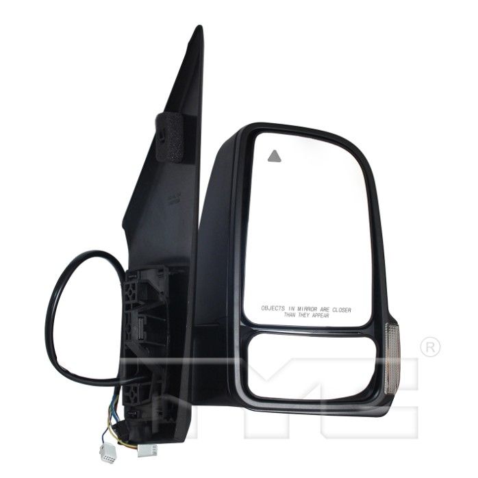 MERCEDES-BENZ SPRINTER DOOR MIRROR RIGHT (Passenger Side) PWR/HTD/M-FOLD (WO/CAMERA)(TEX CVR) OEM#9108111000-PFM 2019-2025 PL#MB1321120