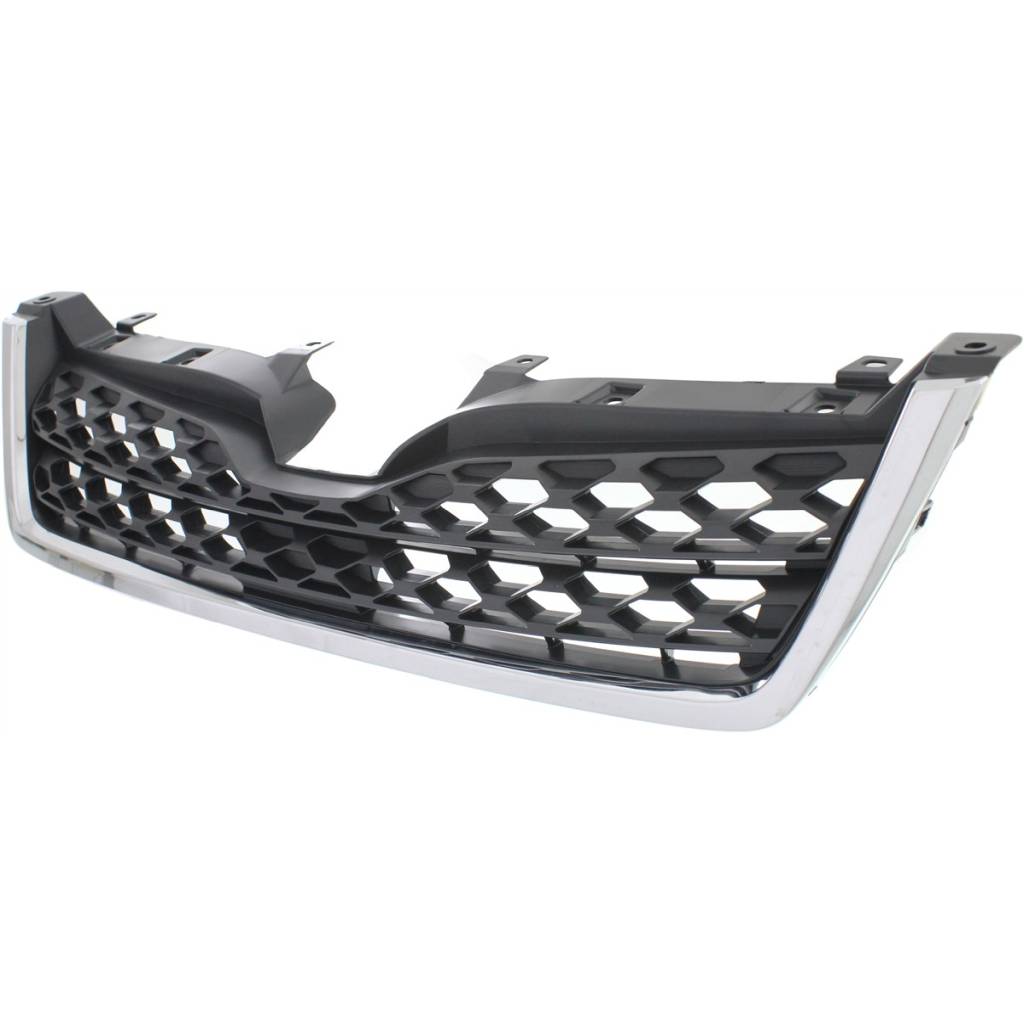 SUBARU FORESTER GRILLE LOWER SECTION CHR/BLK 2.5L OEM#91121SG040 2014-2016 PL#SU1200154