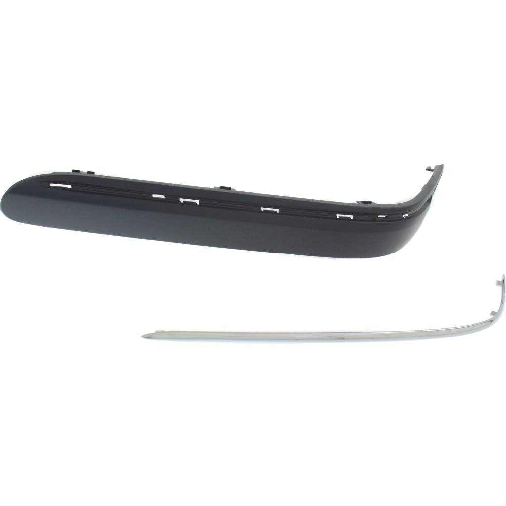 MERCEDES-BENZ C-CLASS SEDAN/WAGON (203) FRONT BUMPER STRIP OUTER LEFT (Driver Side) (W/O PARK)(W/Avantgarde/Elegance) OEM#2038852121 2001-2007 PL#MB1058104