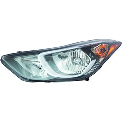 HYUNDAI ELANTRA SEDAN HEAD LAMP ASSY LEFT (Driver Side) (WO/LED)(USA) **CAPA** OEM#921013Y500 2014-2016 PL#HY2502187C