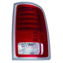 DODGE TRUCKS & VANS DODGE/PU (R1500) TAIL LAMP ASSEMBLY RIGHT (Passenger Side) (LED) W/CHR TRIM **CAPA** OEM#68093078AC (P) 2013-2018 PL#CH2801203C