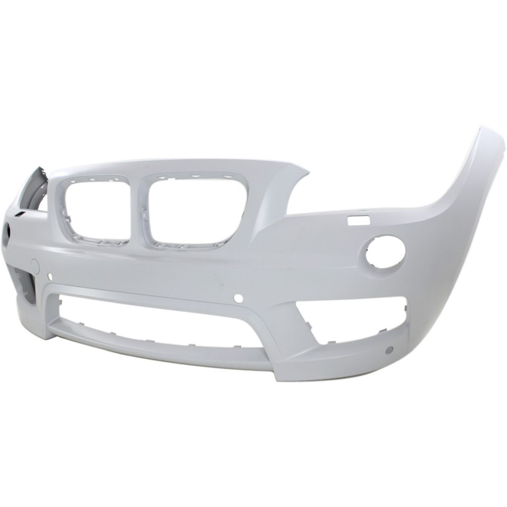BMW BMW X1 FRONT BUMPER COVER PRIMED (W/ WASHER)(W/ SENSOR)(W/ M SPORT)(1PC) OEM#51118050636 2013-2015 PL#BM1000305