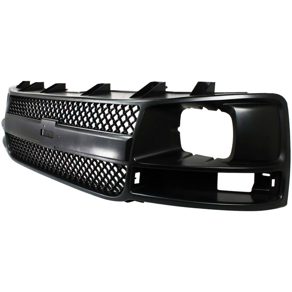 GM TRUCKS & VANS CHEVY/GMC/VAN(Express/Savana) GRILLE BLACK (SEALED BEAM HEAD LAMP)(CHEVY)**CAPA** OEM#22816424 2003-2017 PL#GM1200538C