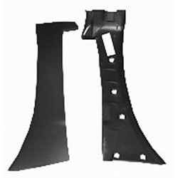 GM TRUCKS & VANS AVALANCHE FRONT FENDER LOWER CLADDING ASSY RIGHT (Passenger Side) (BLACK) OEM#93801787 2003-2006 PL#GM1293112