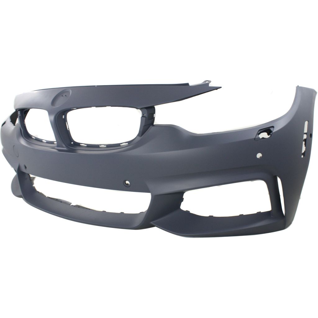 BMW BMW 4 (4DOORS/GRAN COUPE) FRONT BUMPER COVER PRIMED (W/M SPORT) W/ WASHER W/ PK SENSOR W/PK ASSIST OEM#51118060887 2015-2020 PL#BM1000344