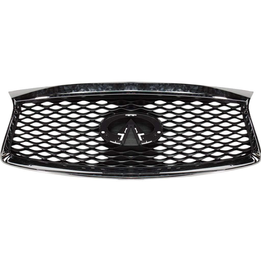 INFINITI QX60 HYBRID GRILLE CHROME/GRAY (WO/CAMERA) **CAPA** OEM#623109NC0A 2016-2017 PL#IN1200135C