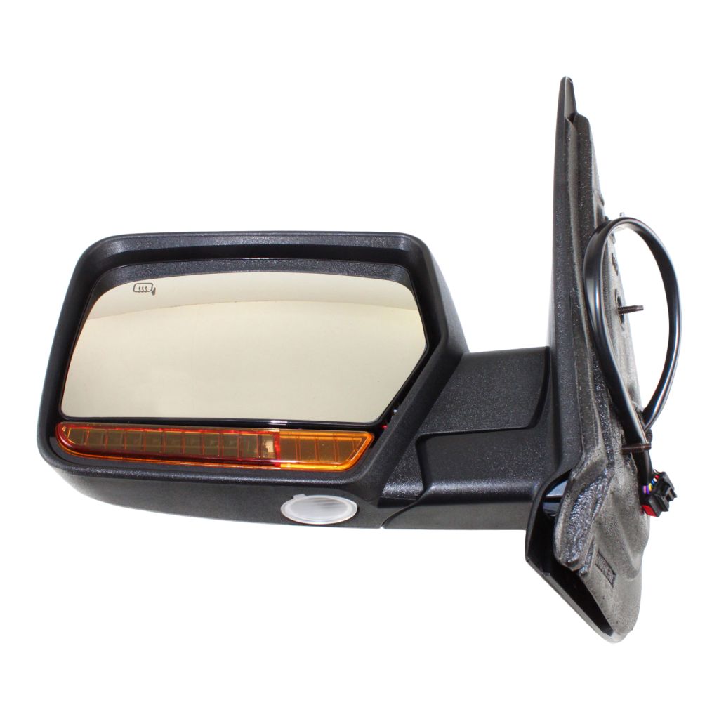 LINCOLN NAVIGATOR DOOR MIRROR LEFT (Driver Side) PWR/HTD/SIGNAL/PUDDL/MEMORY (PWR-FOLD)(CHROME) OEM#9L7Z17683AA 2009-2010 PL#FO1320392