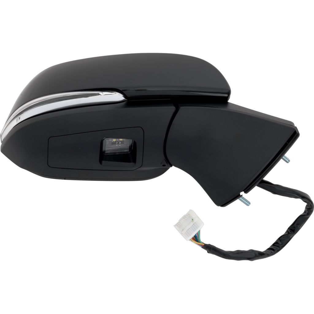 TOYOTA SIENNA DOOR MIRROR RIGHT (Passenger Side) PWR/HTD/SIGNAL/PUDDL/MEMORY/P-FOLD (LIMITED)(WO/DIM)(W/BSD)(BLACK) OEM#8791008230-PFM 2021-2024 PL#TO1321427