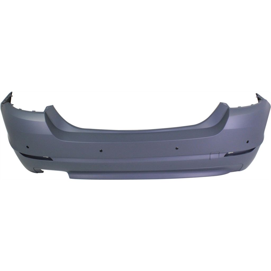 BMW BMW 5 SERIES (SEDAN) REAR BUMPER COVER PRIMED (W/SENSOR)(528i WO/M PKG) OEM#51127238522 2011-2013 PL#BM1100248