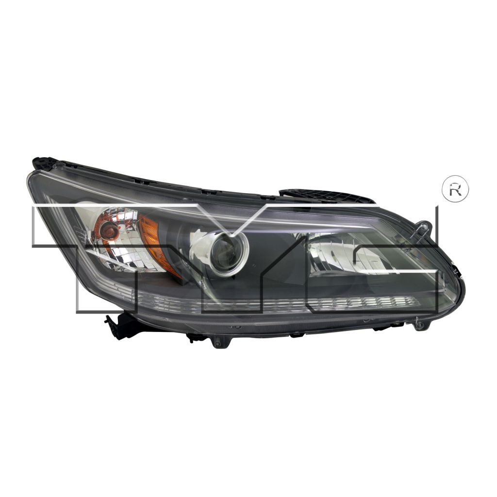 HONDA ACCORD SEDAN HEAD LAMP ASSEMBLY RIGHT (Passenger Side) (4 CYL)(HALOGEN) **CAPA** OEM#33100T2AA01 2013-2015 PL#HO2503151C