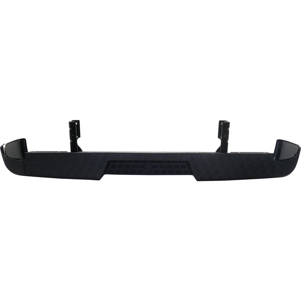 NISSAN(DATSUN) TITAN REAR STEP BUMPER ASSY BLACK W/PAD W/REINF (WO/TOW HITCH)(WO/SENSOR) OEM#85022EZ55A-PFM 2017-2019 PL#NI1103130