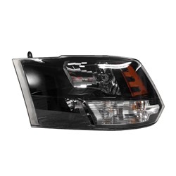 DODGE TRUCKS & VANS DODGE/PU (R1500)( CLASSIC) HEAD LAMP UNIT LEFT (Driver Side) (HALOGEN)(STD TYPE)(BLACK BEZEL)**CAPA** OEM#68270497AE 2015-2022 PL#CH2518149C