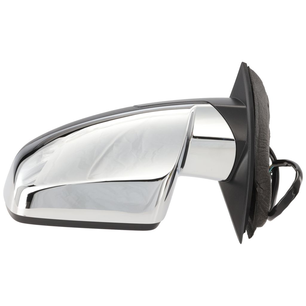 GM TRUCKS & VANS TERRAIN /TERRAIN DENALI (GMC) DOOR MIRROR PWR/HTD/MEMORY LEFT (Driver Side) (CHROME CVR) (W/BLIND SPOT MIRROR) OEM#22818267 2010-2014 PL#GM1320456