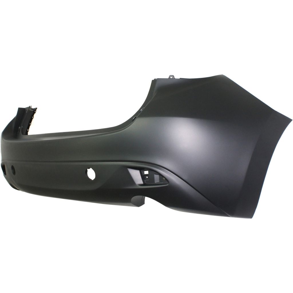 MAZDA MAZDA3 REAR BUMPER COVER PRM/TEXT-BLK (HATCHBACK) OEM#BJT650221ABB 2014-2016 PL#MA1100216