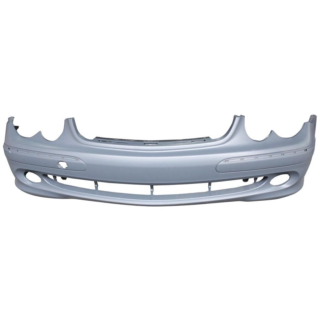 MERCEDES-BENZ CLK-CLASS (209) (EXC 03 CONV) FRONT BUMPER COVER PRIMED (WO/WASHER(WO/SENSOR)(W/O SPORT)(EXC CLK63) OEM#2098850425 2003-2009 PL#MB1000285