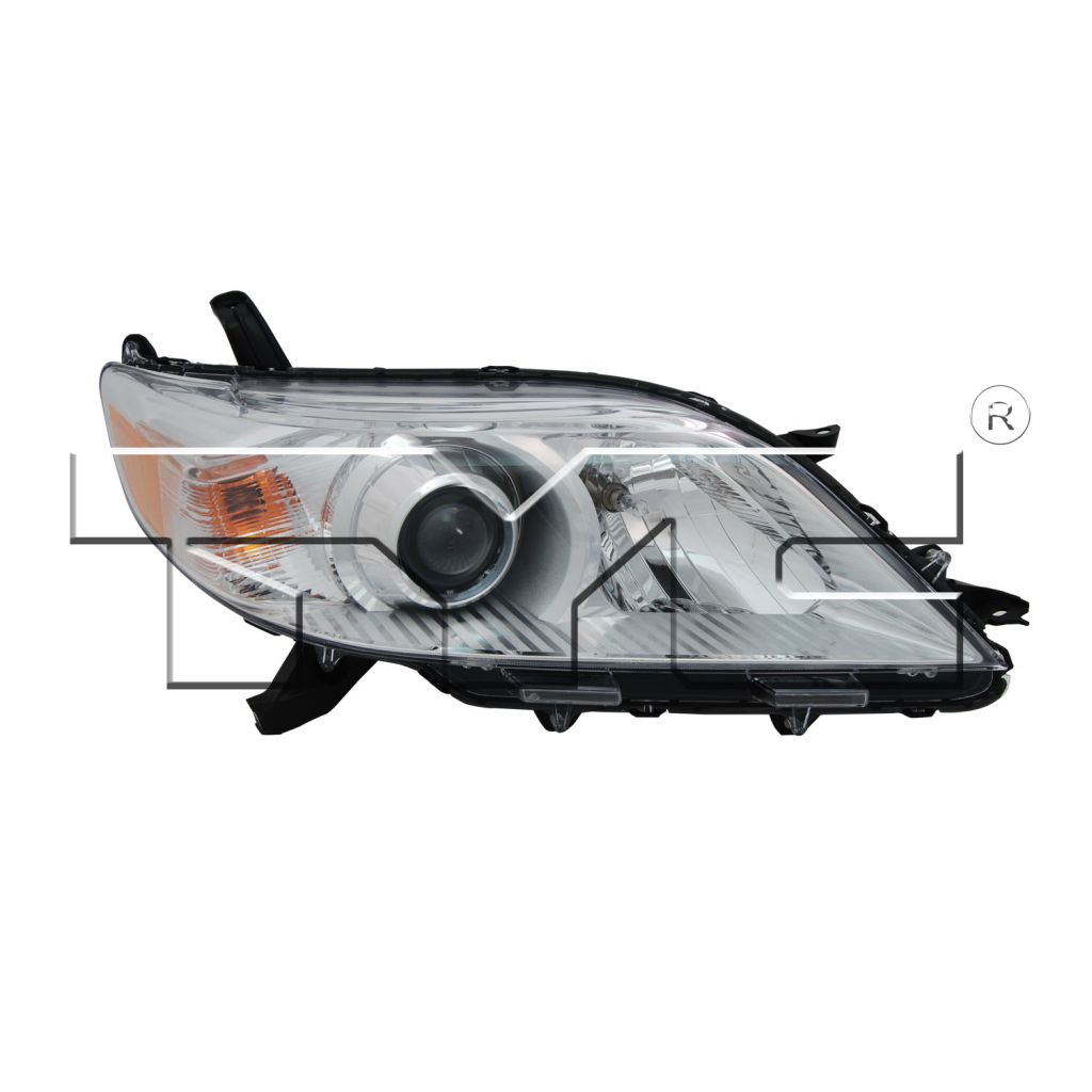 TOYOTA SIENNA HEAD LAMP ASSEMBLY RIGHT (Passenger Side) (HALOGEN)(WO/LED DRL)(EXC SE) OEM#8111008032 2011-2020 PL#TO2503199