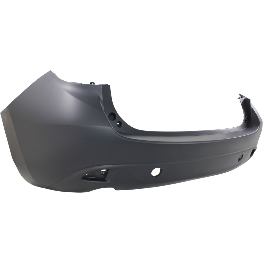 MAZDA MAZDA3 REAR BUMPER COVER PRM/TEXT-BLK (HATCHBACK) **CAPA** OEM#BJT650221ABB 2014-2016 PL#MA1100216C