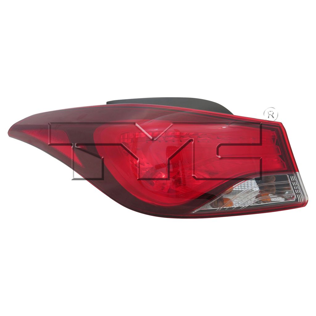 HYUNDAI ELANTRA SEDAN TAIL LAMP ASSEMBLY LEFT (Driver Side) (OUTER)(USA)(STD BULB) **CAPA** OEM#924013Y500 2014-2016 PL#HY2804131C