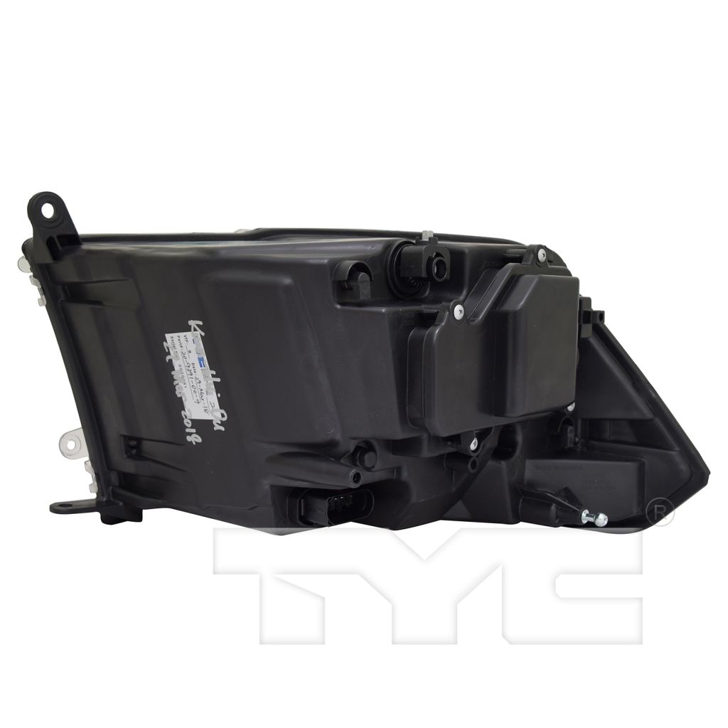DODGE TRUCKS & VANS DODGE/PU (R2500/3500) HEAD LAMP RIGHT (Passenger Side) (W/PROJECTOR)(CHR BEZEL)**CAPA** OEM#68093216AD 2013-2015 PL#CH2503244C