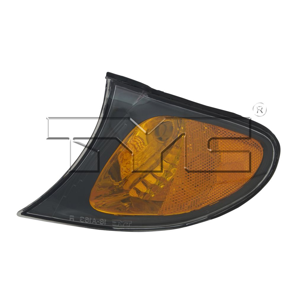 BMW BMW 3( i/xi ) (SEDAN/WAGON) CORNER LAMP UNIT LEFT (Driver Side) (AMBER SIGNAL W/BLACK BASE) **CAPA** OEM#63137165859 2002-2005 PL#BM2520109C