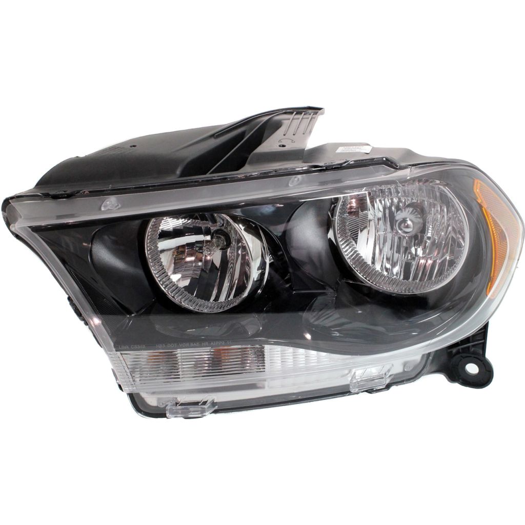DODGE TRUCKS & VANS DURANGO _HEAD LAMP ASSEMBLY LEFT (Driver Side) (HALOGEN)(BLK BEZEL) OEM#68084077AB 2011-2013 PL#CH2502229