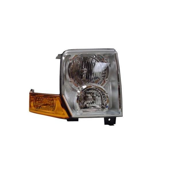 JEEP COMMANDER HEAD LAMP ASSEMBLY RIGHT (Passenger Side) (HALOGEN)W/SIGNAL LAMP OEM#55396536AI 2006-2010 PL#CH2519117