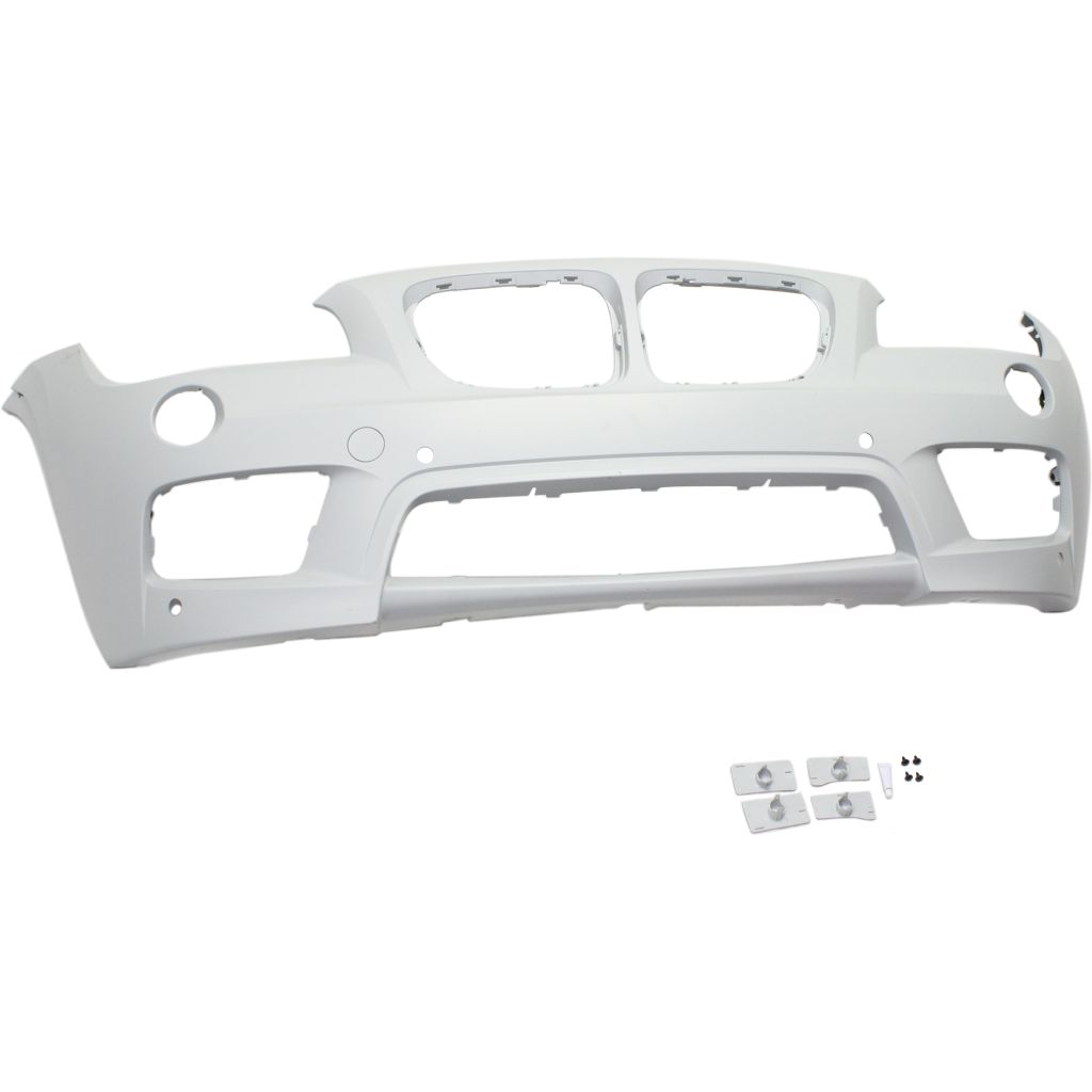 BMW BMW X1 FRONT BUMPER COVER PRIMED (WO/WASHER)(W/ SENSOR)(W/ M SPORT)(1PC) OEM#51118039479 2013-2015 PL#BM1000303