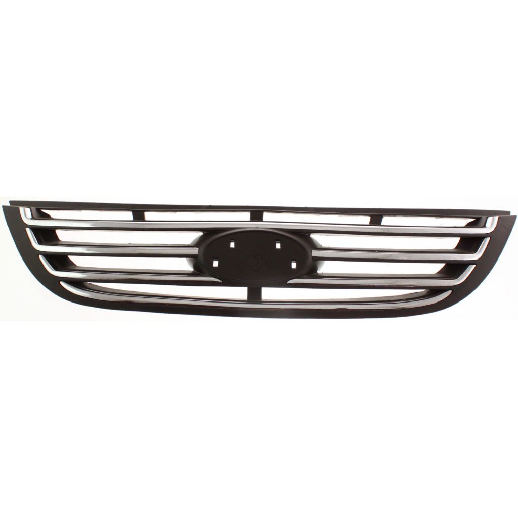 KIA SPECTRA SEDAN (New Style/W/ 2.0L) GRILLE CHR/BLK OEM#863502F500 2007-2009 PL#KI1200127