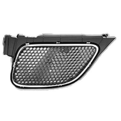 PONTIAC VIBE GRILLE UPPER LEFT (Driver Side) MAT-BLACK W/CHROME MLDG OEM#88973371 2005-2008 PL#GM1200652